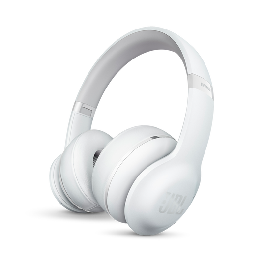 JBL Everest 300 - White - On-ear Wireless Headphones - Detailshot 2